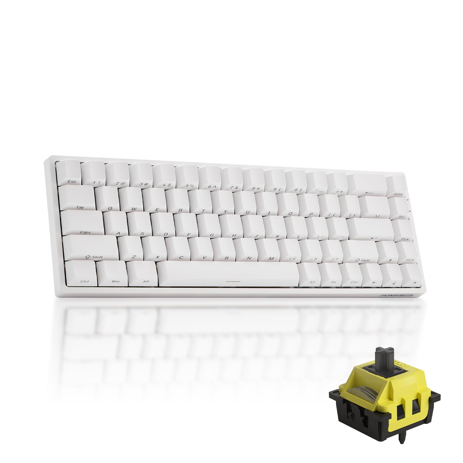 Amazon | MonsGeek(モンスギーク) FUN68 HE 0.005mm ラピッドトリガー